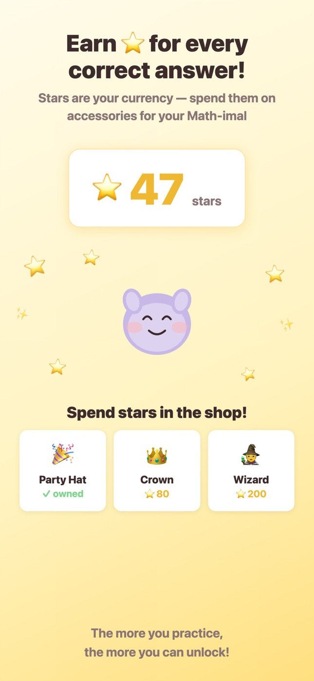 Stars earned from practice, ready to spend in the shop